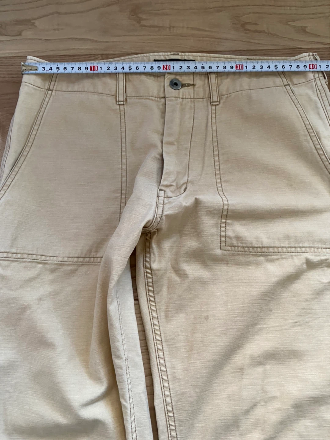 URAN RESEARCH DOORS コットン100%パンツ38 訳あり（近日処分予定）の写真4枚目