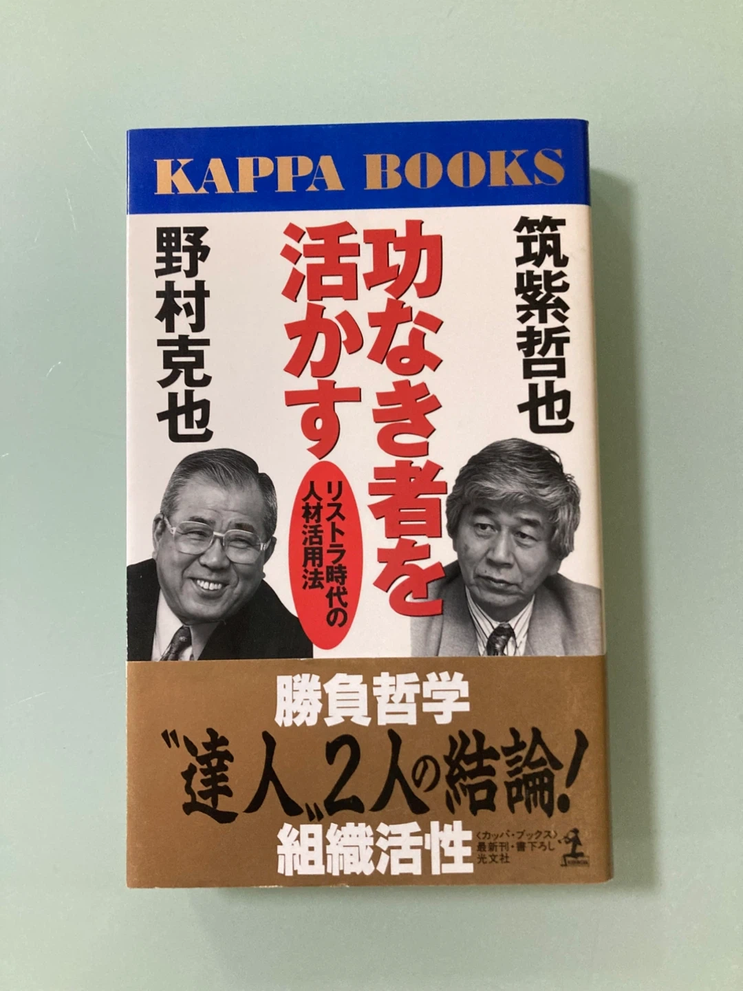ベストセラー 功なき者を活かす リストラ時代の人材活用法 野村克也 筑紫哲