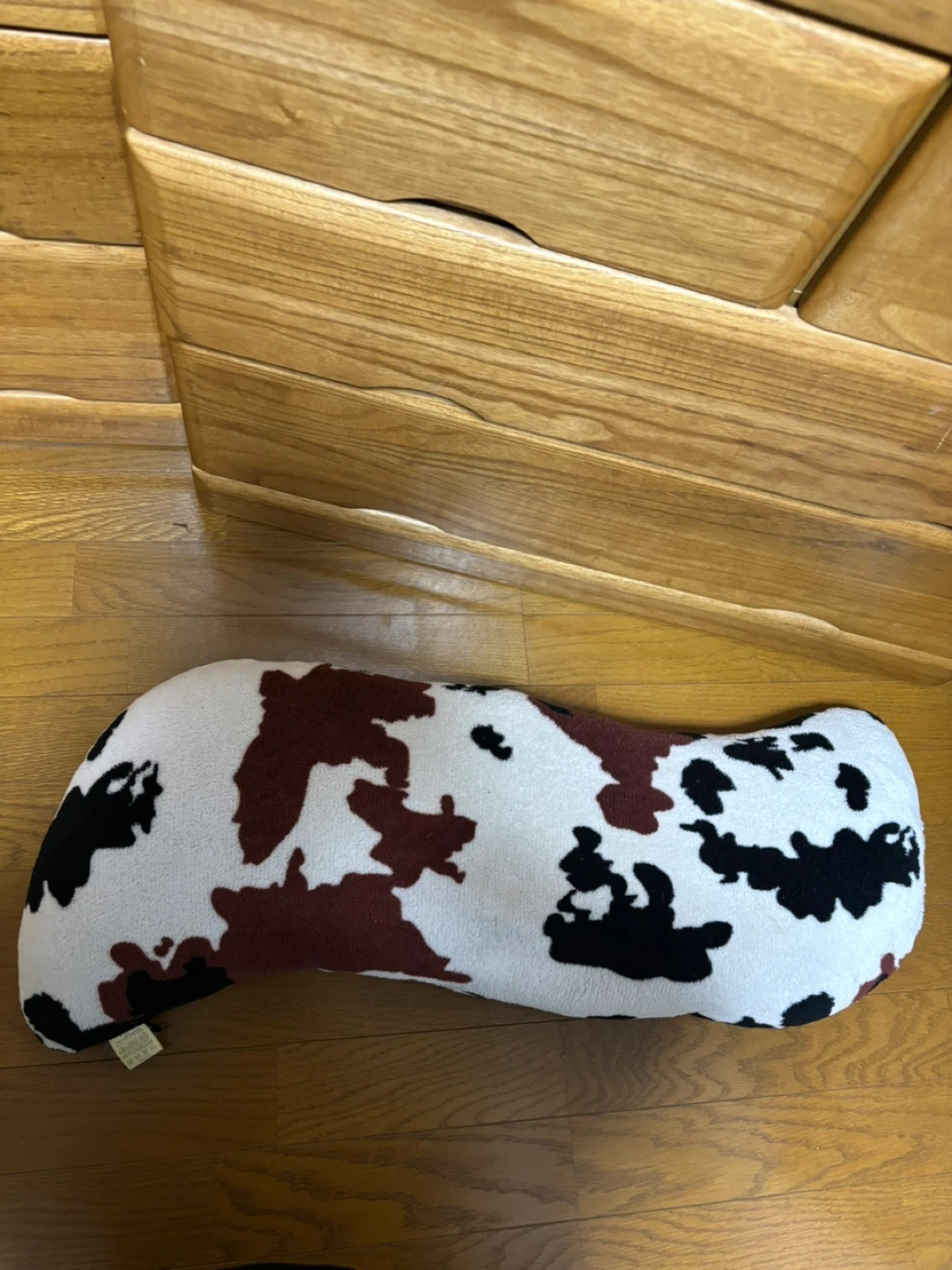 牛柄クッション 中古品