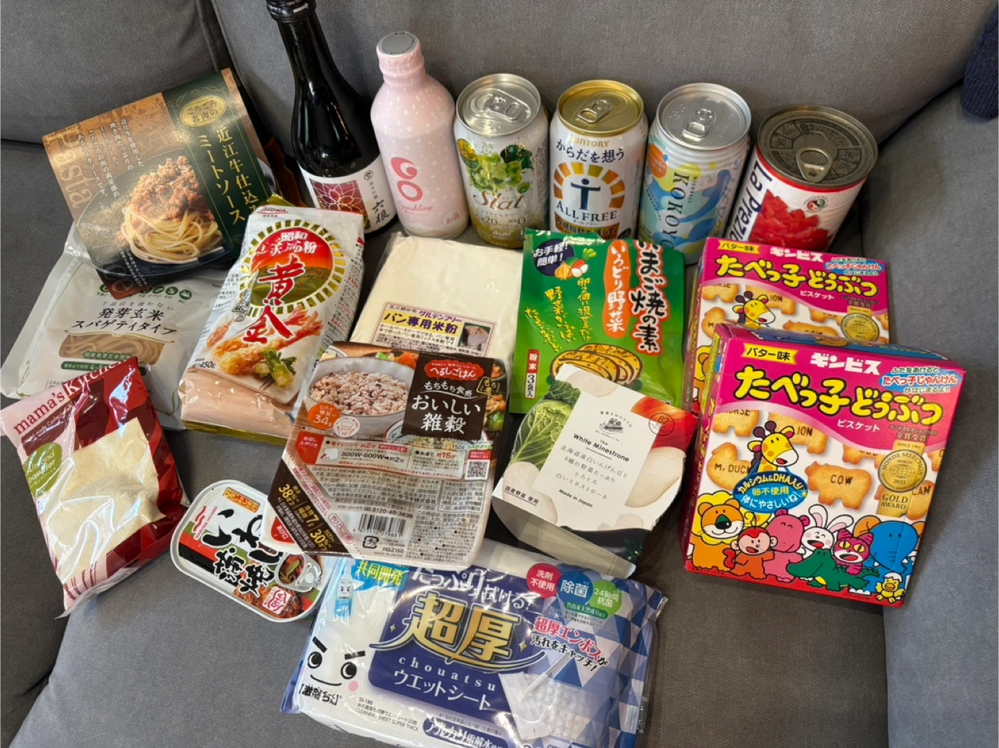 食品酒類詰め合わせ+おまけつき