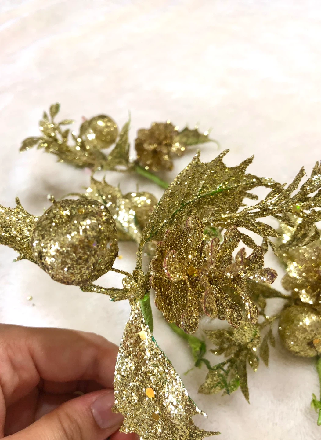✨🌟金箔のオーナメント8個の写真2枚目