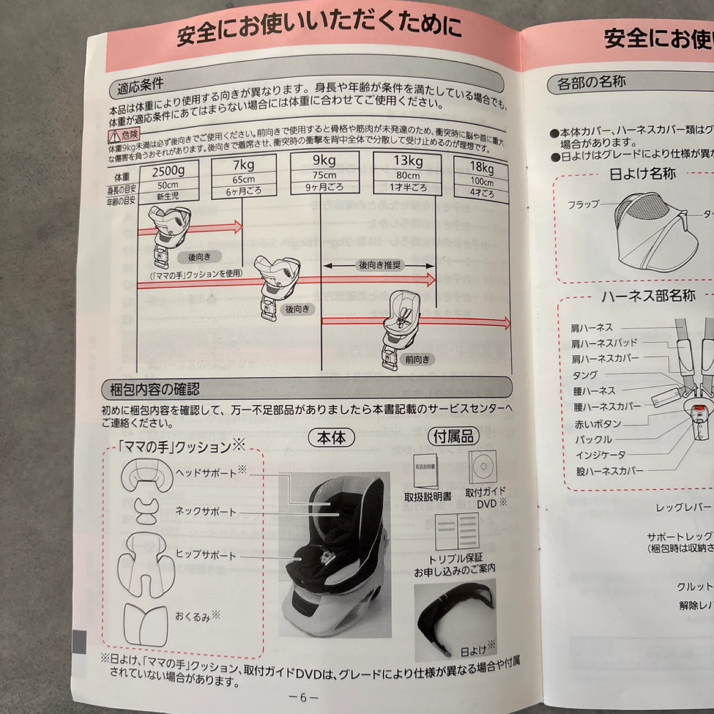 エールベベ クルット NT2 ノーブル チャイルドシートの写真6枚目