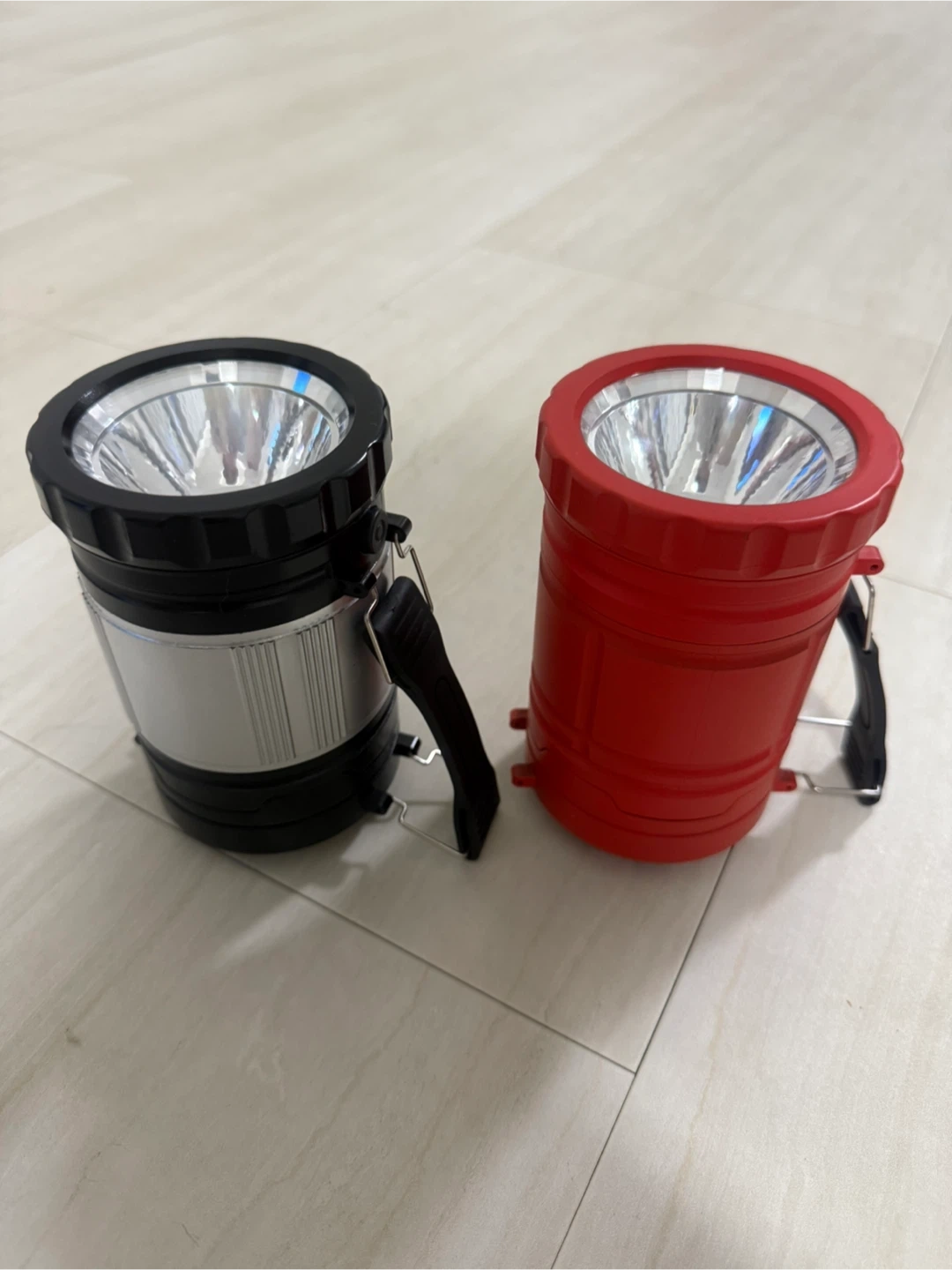 伸縮LEDランタン 2個セット