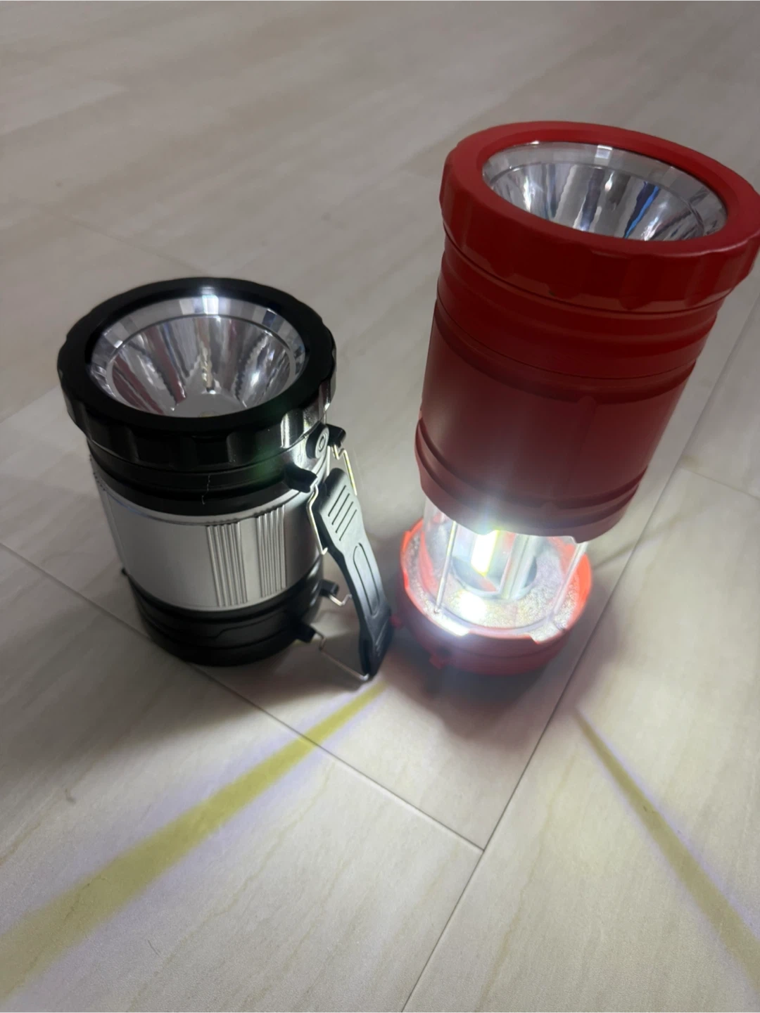 伸縮LEDランタン 2個セットの写真2枚目