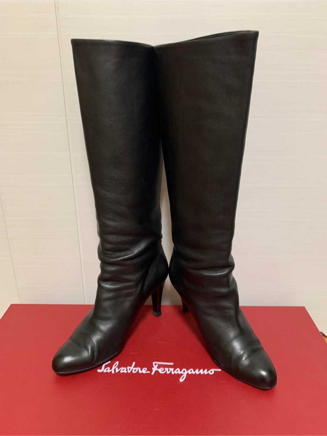 サルヴァトーレフェラガモ ロングブーツ 5 1/2 Dの写真2枚目