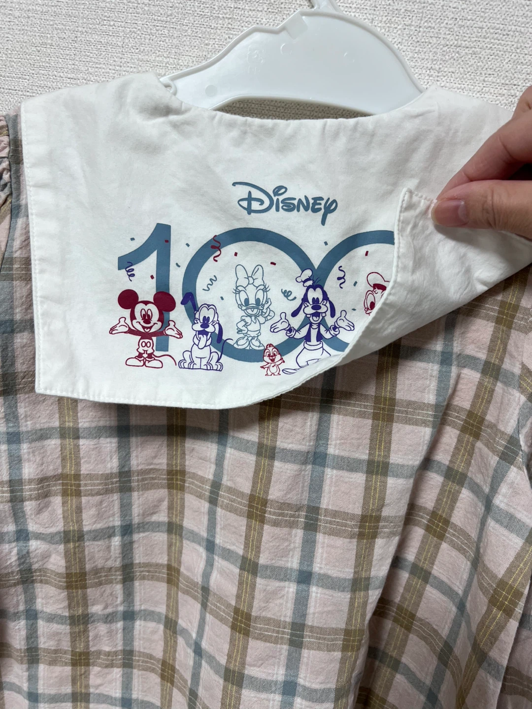 ディズニー チェックシャツ 120の写真5枚目