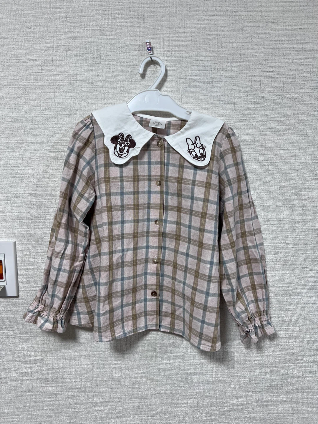 ディズニー チェックシャツ 120