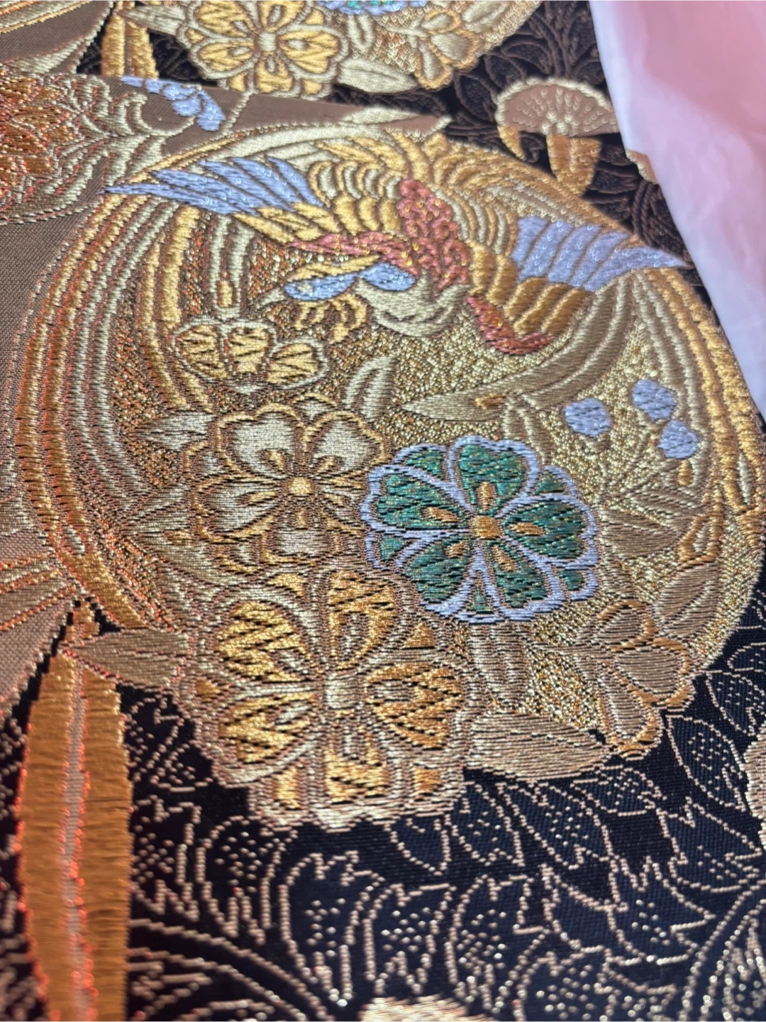 正絹振袖・袋帯・長襦袢・草履セット 中古美品の写真7枚目