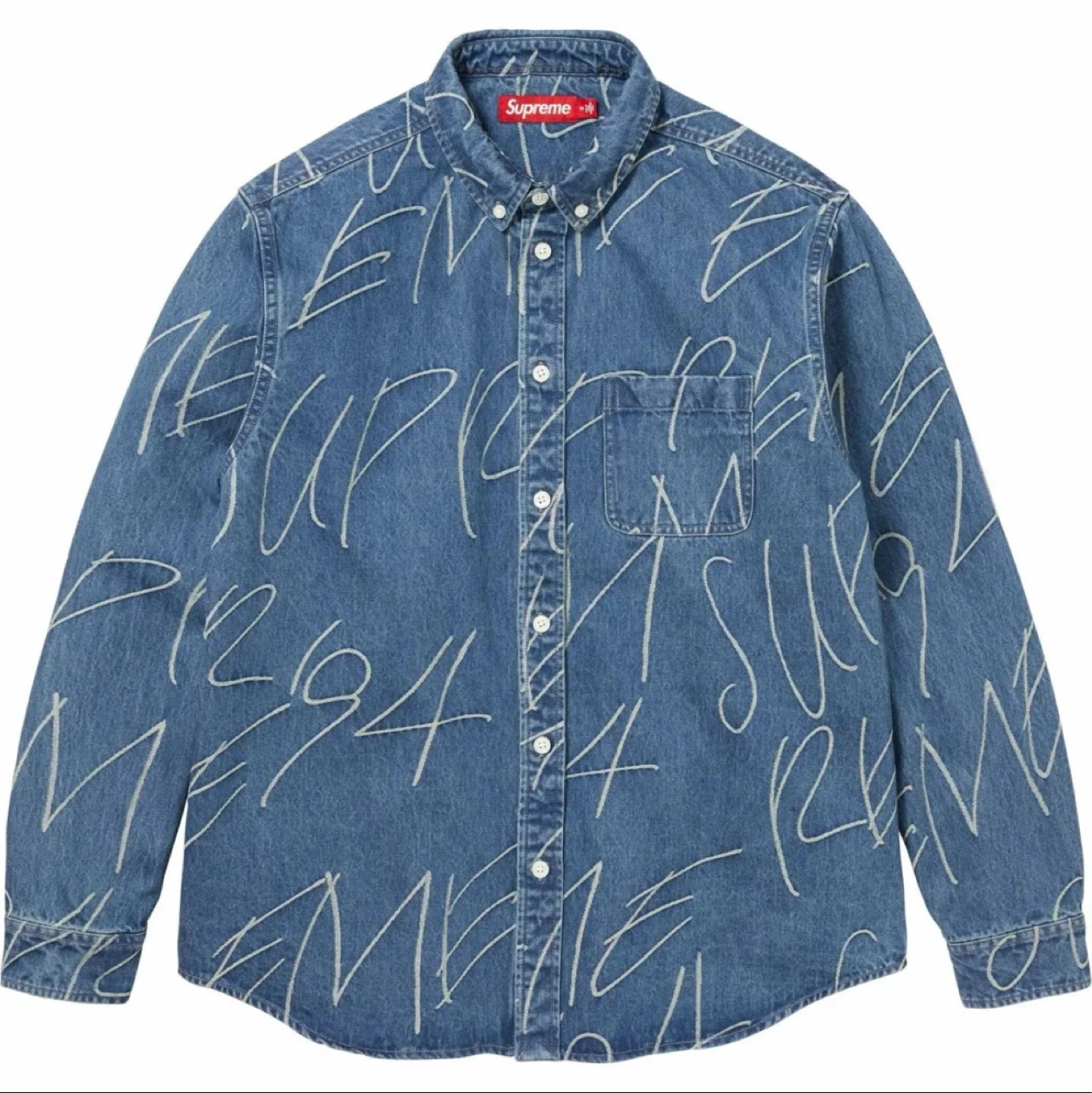 Supreme シュプリーム デニムシャツ Ｌサイズ