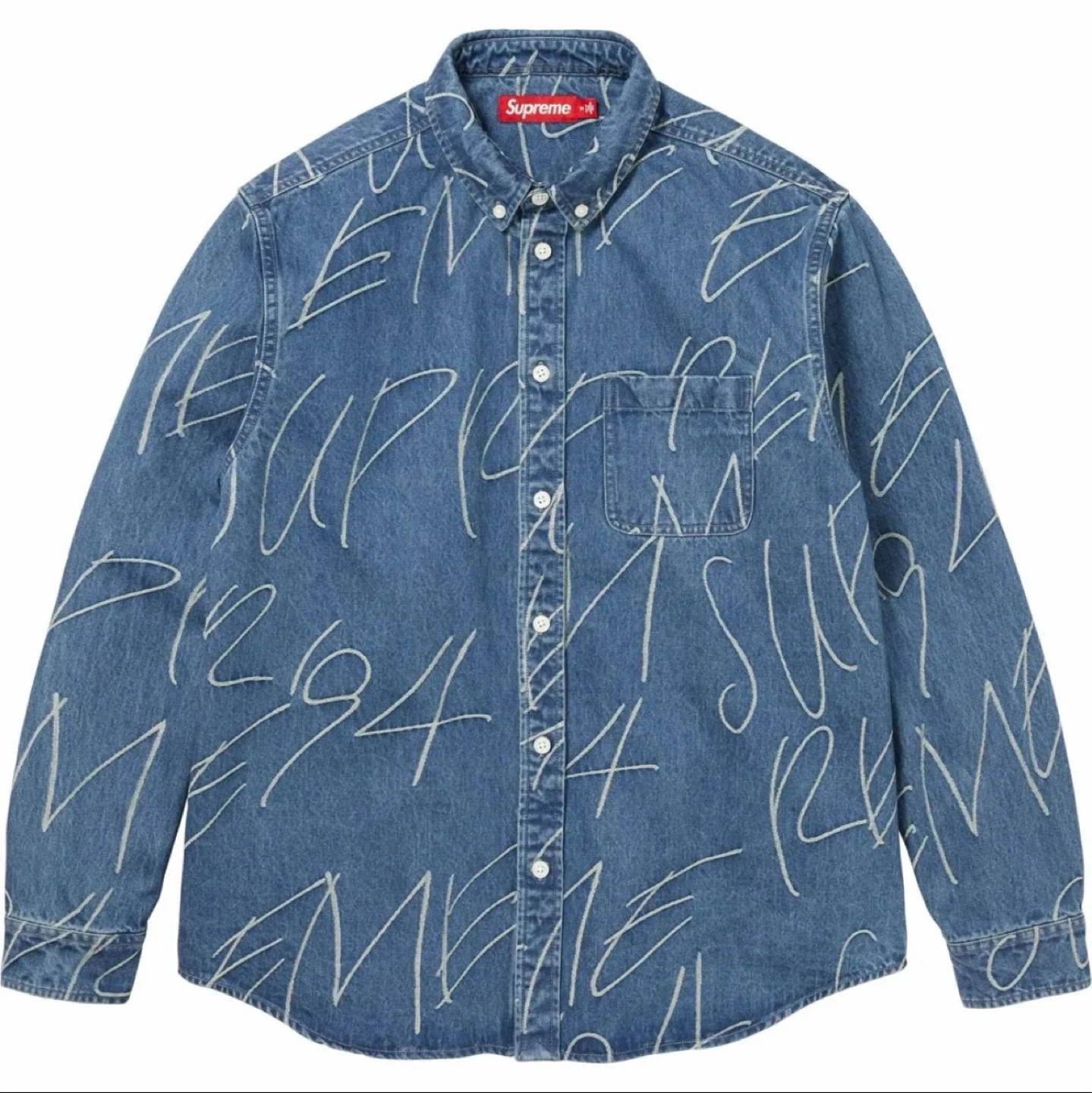 Supreme シュプリーム デニムシャツ Lサイズ
