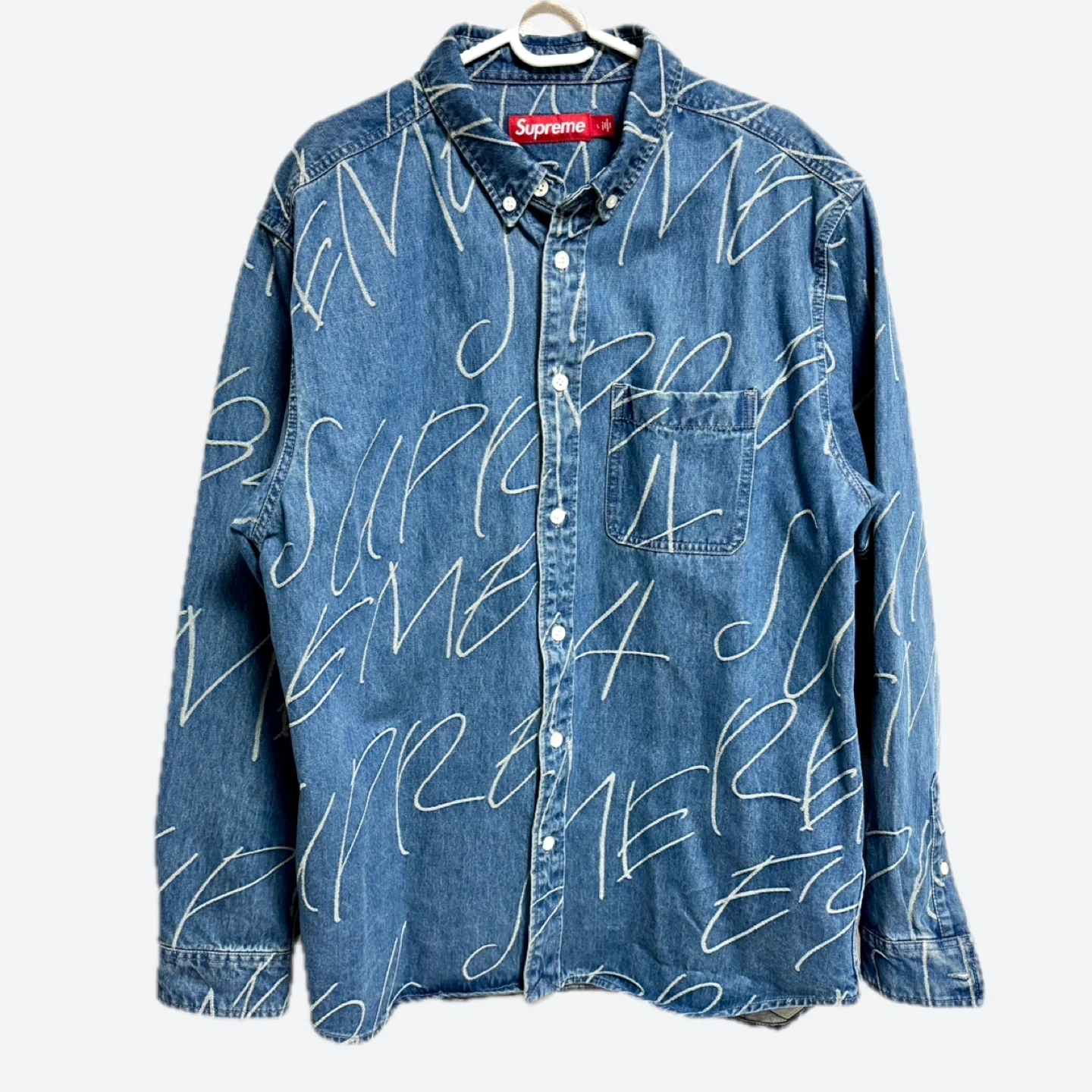 Supreme シュプリーム デニムシャツ Lサイズの写真4枚目