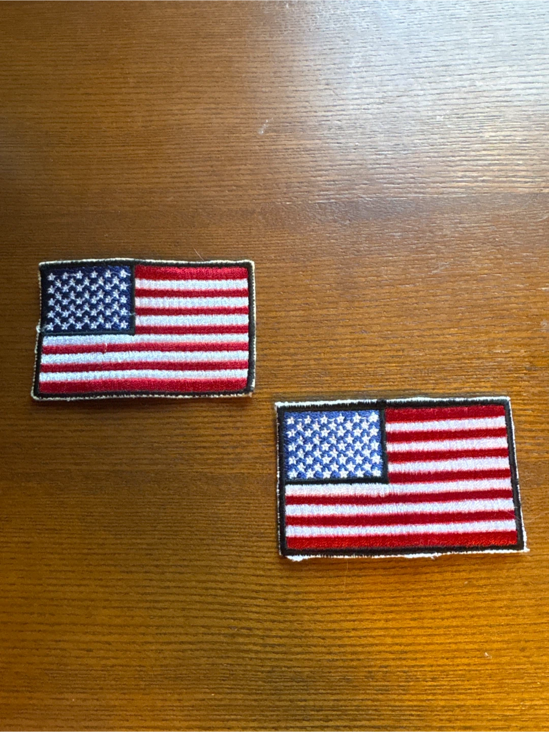 アメリカ国旗 ワッペン 2個セット