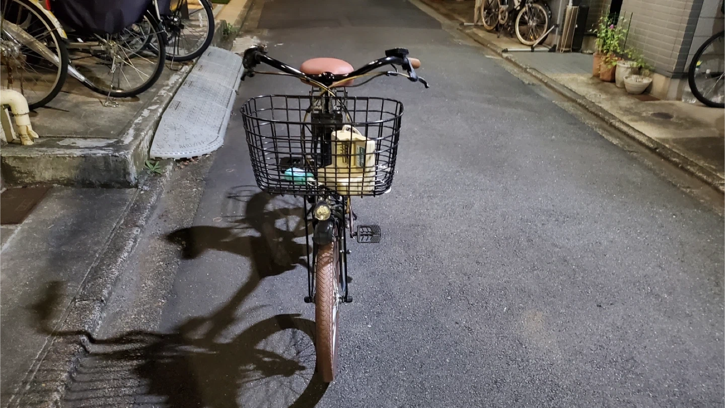電動アシスト自転車の写真4枚目