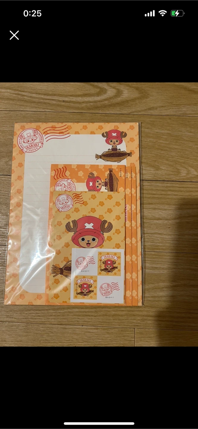 ワンピース チョッパー ご当地レターセット　5組の写真3枚目