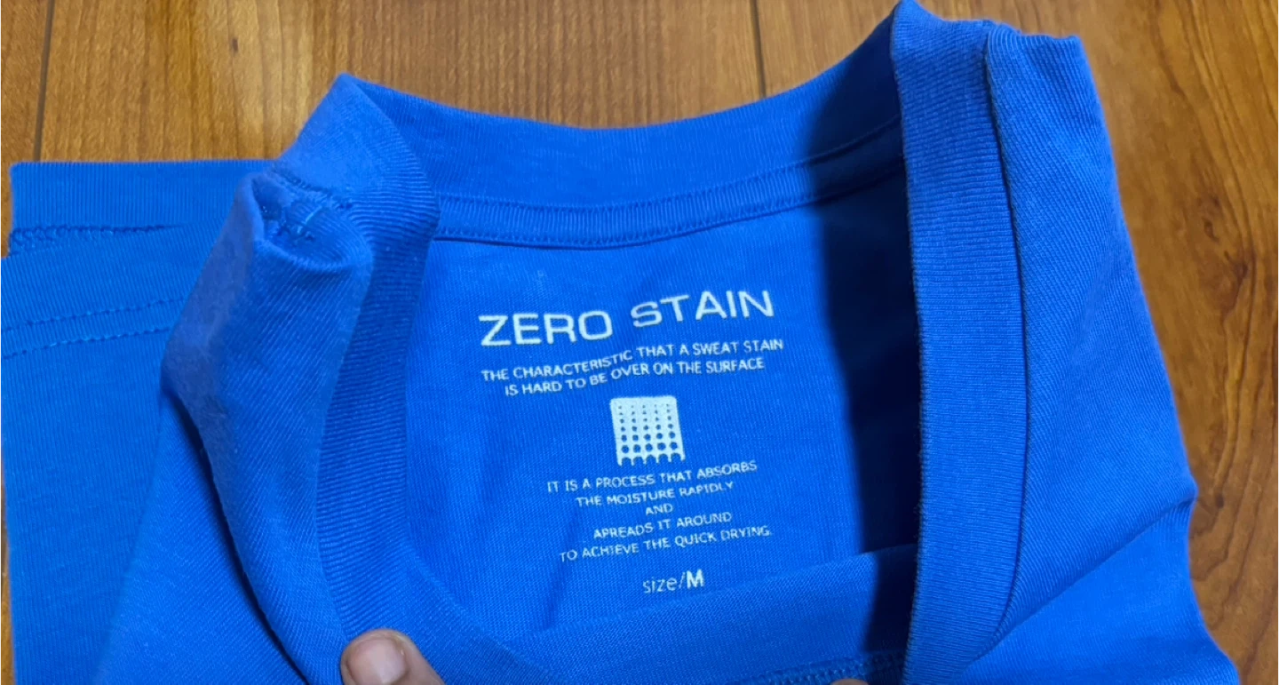 不明 ZERO STAIN Tシャツの写真3枚目