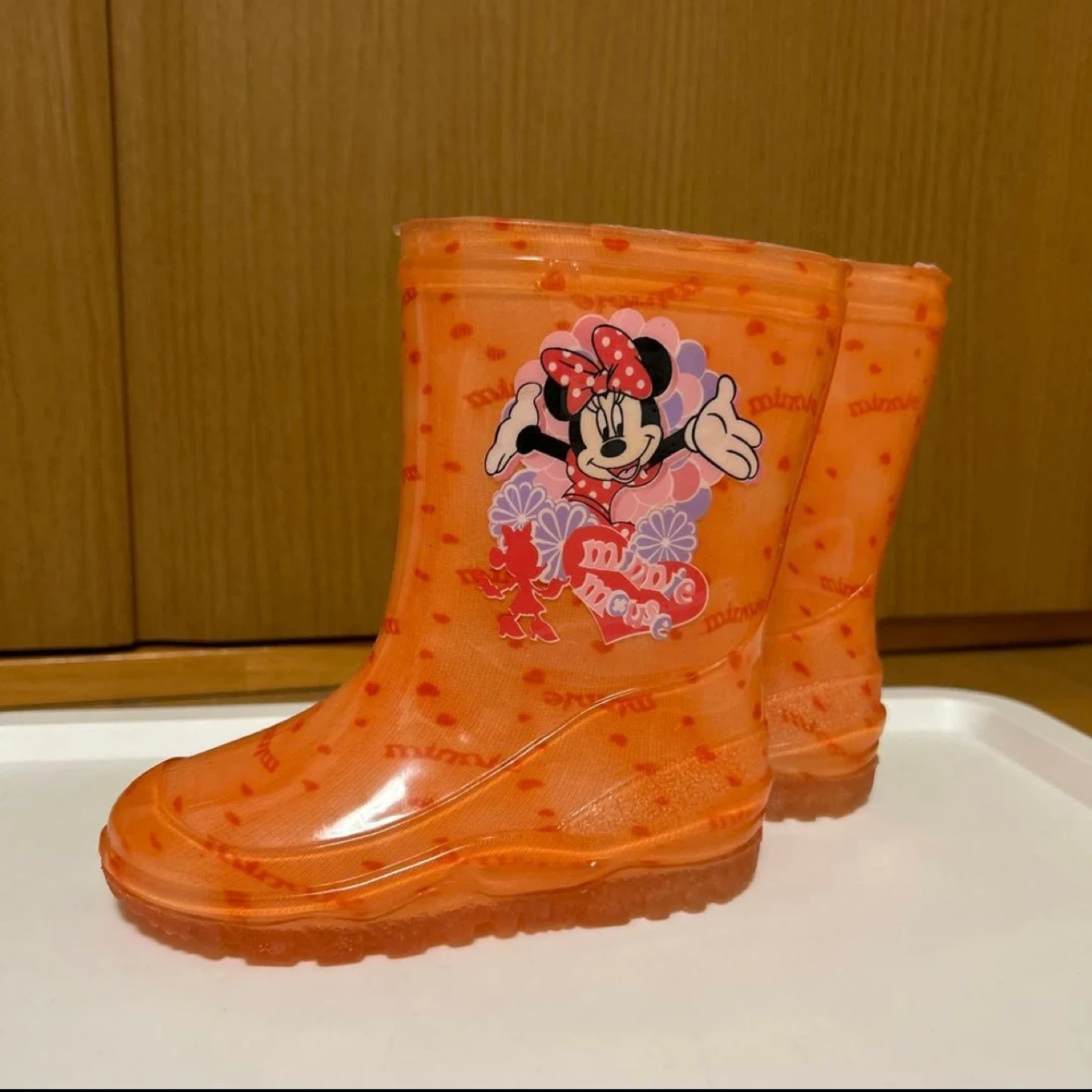 ミニーマウス レインブーツ