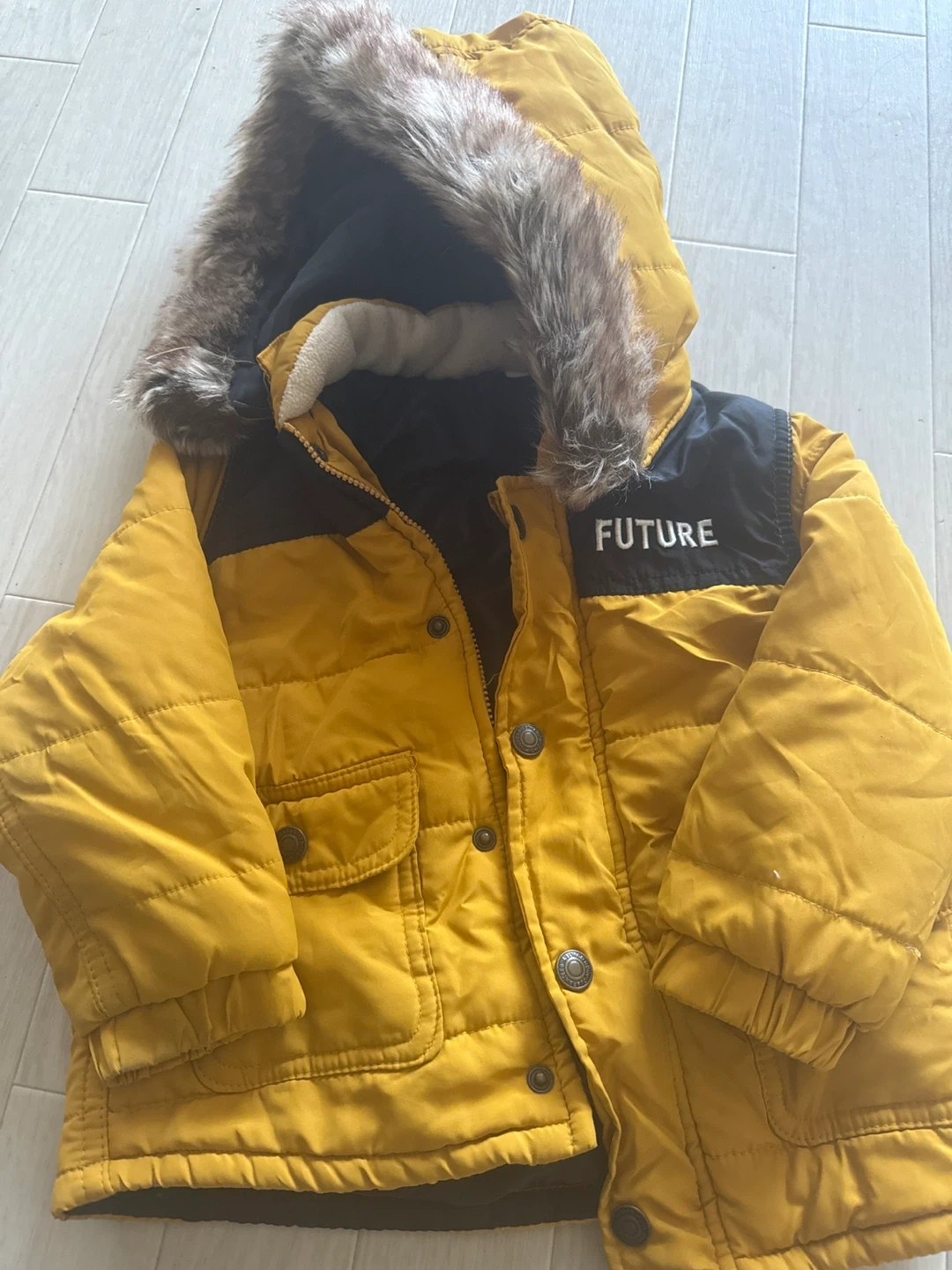 キッズ アウター ジャケット イエロー 95cm