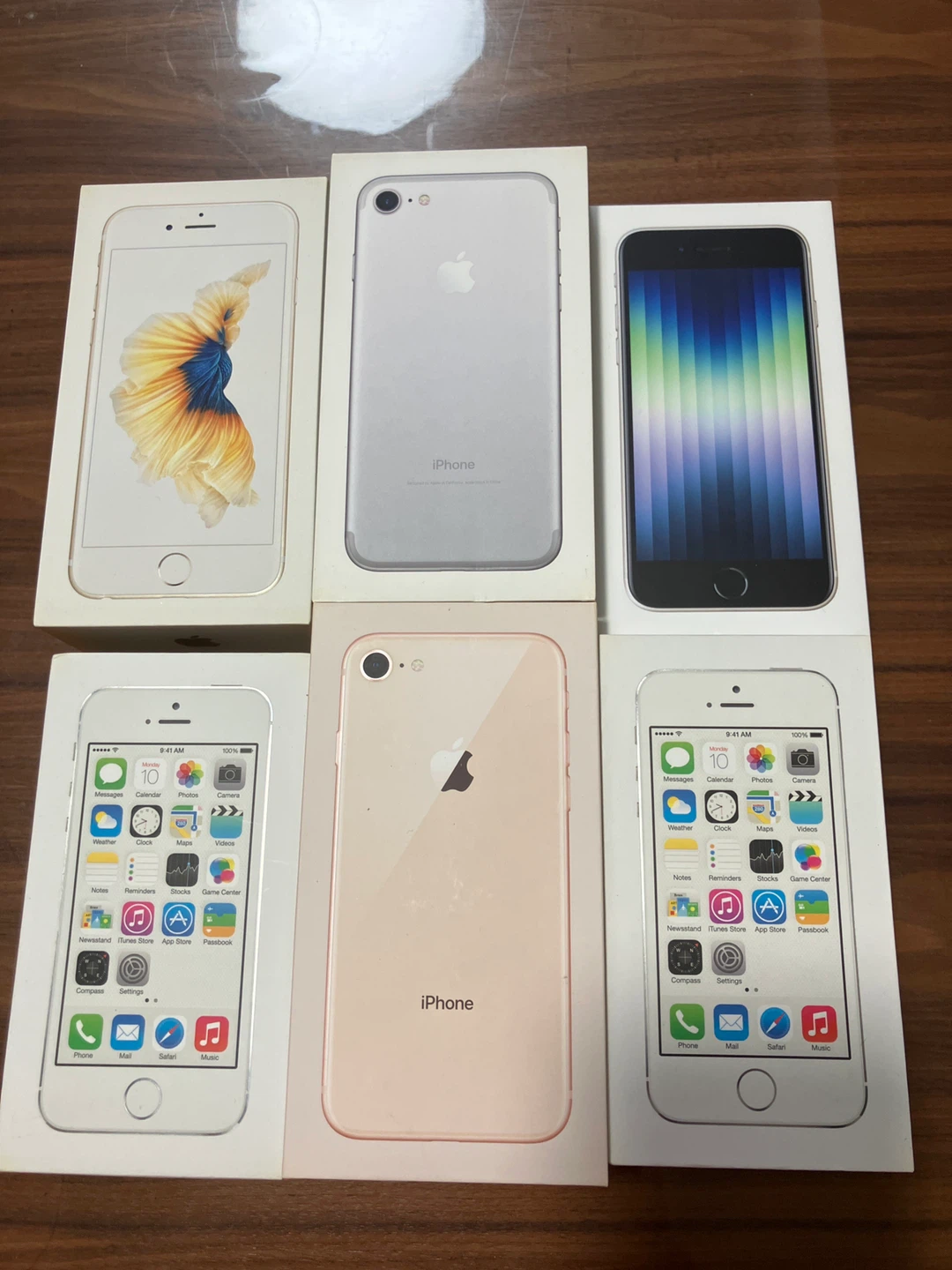 スマホ空き箱6個