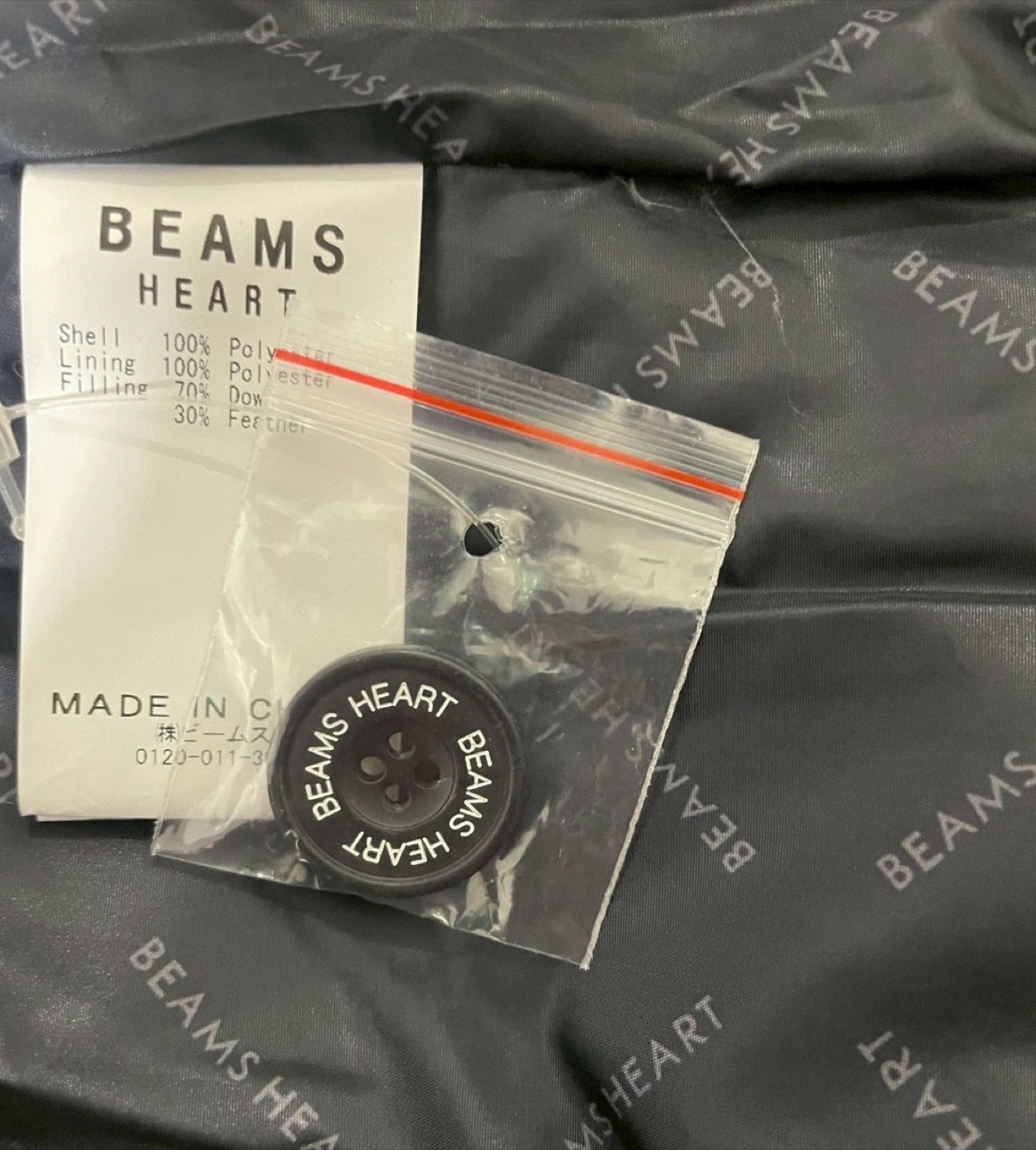 BEAMS HEARTダウンジャケット メンズXLの写真6枚目