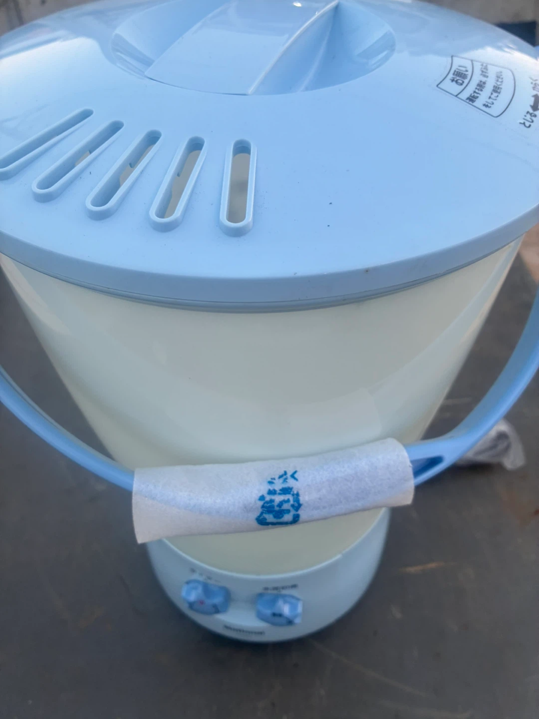 ナショナル 電気バケツ洗濯機　未使用　学生生活の写真2枚目