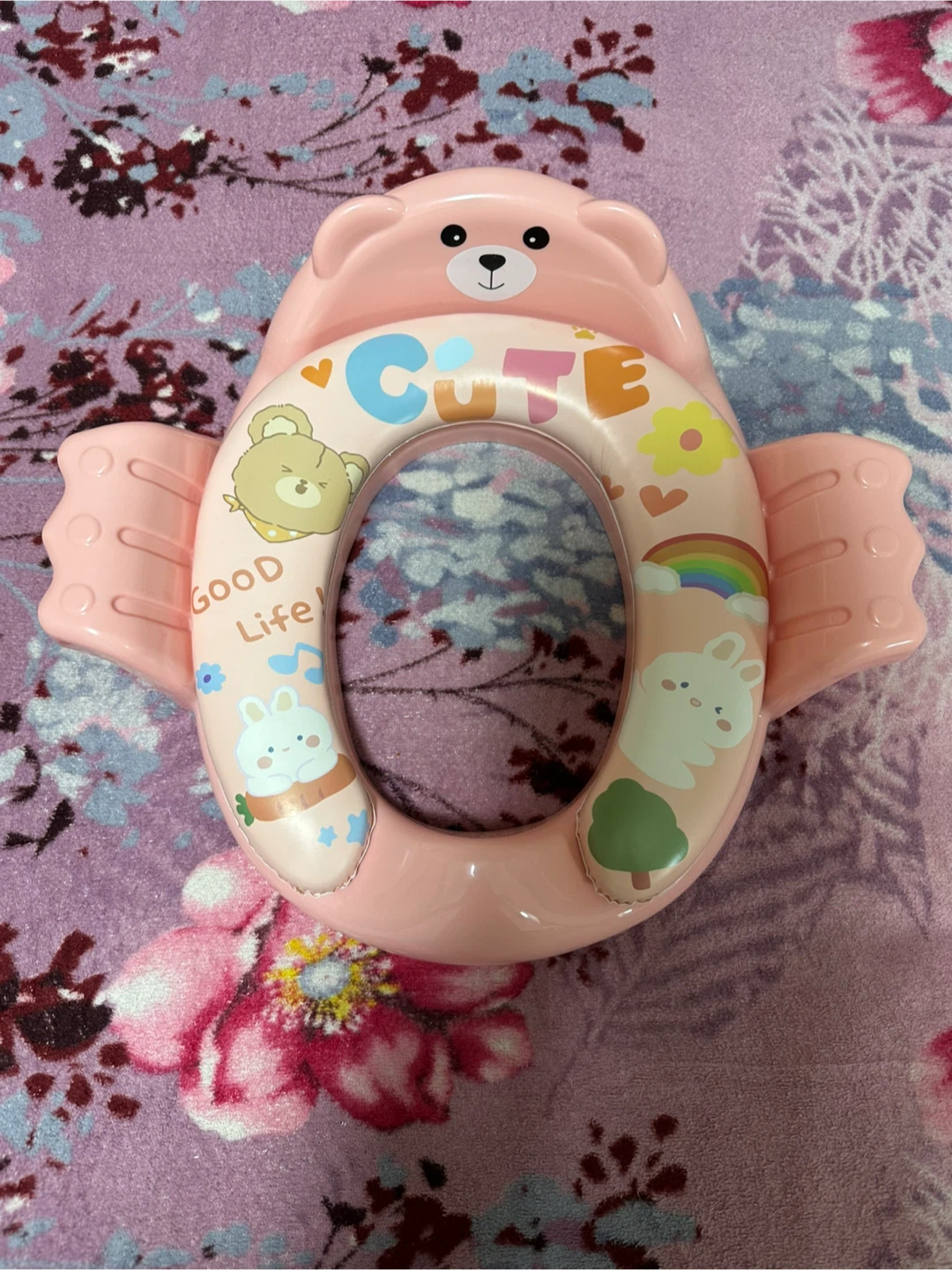 ベビー用補助便座 ピンク