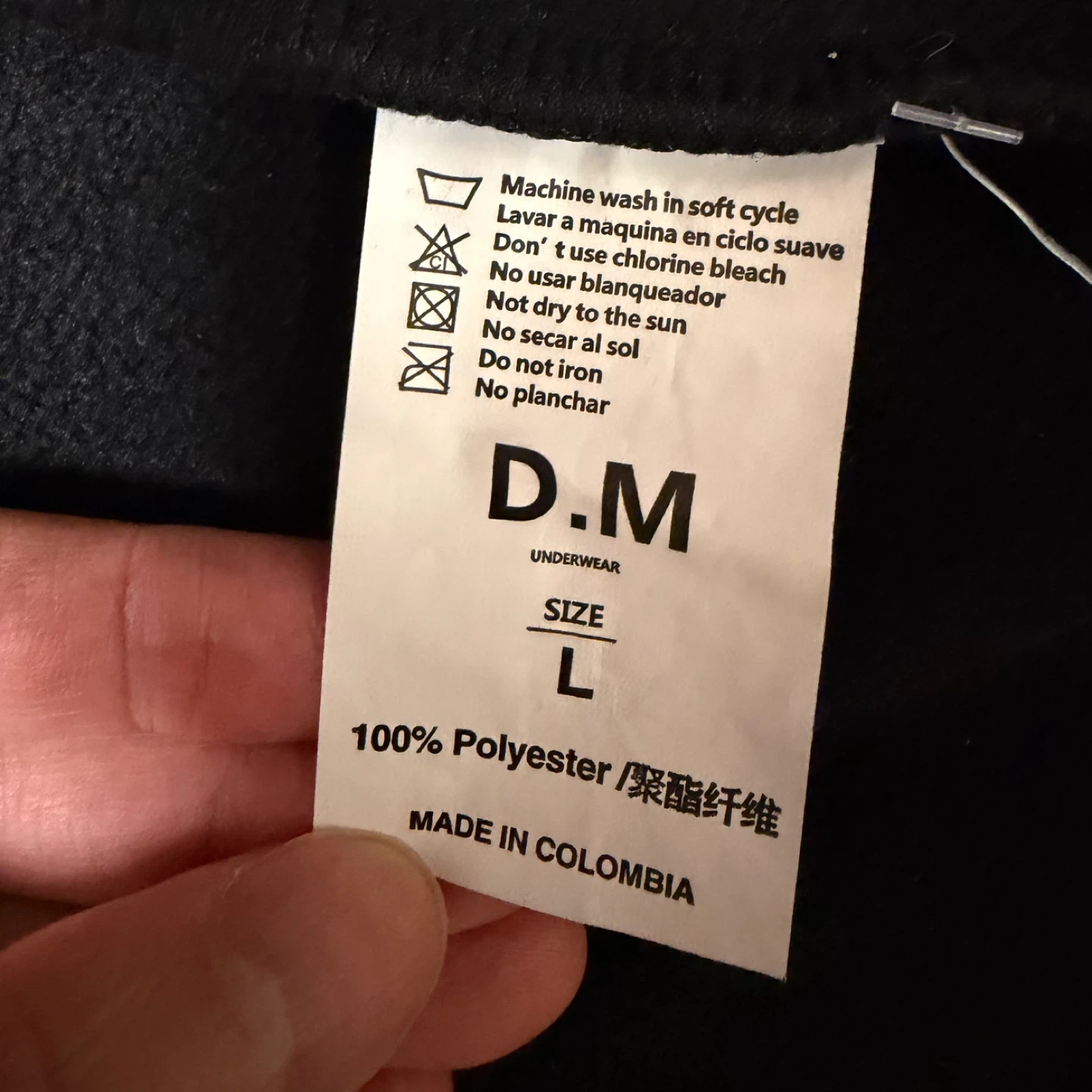 D.M フリースバスローブ 2枚セット Lサイズの写真9枚目