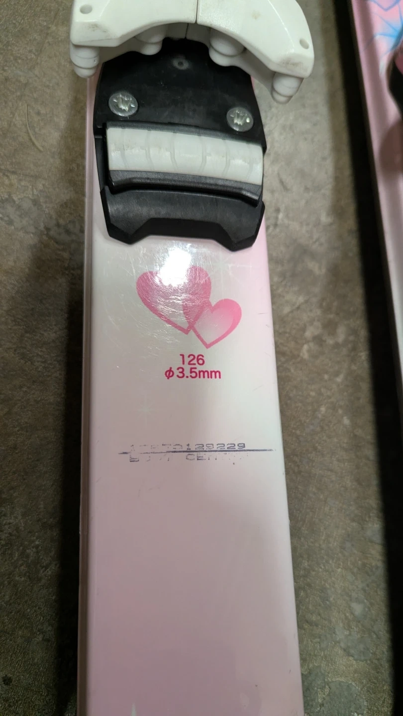 スキー板、ブーツ、ストックセット 126cmの写真2枚目