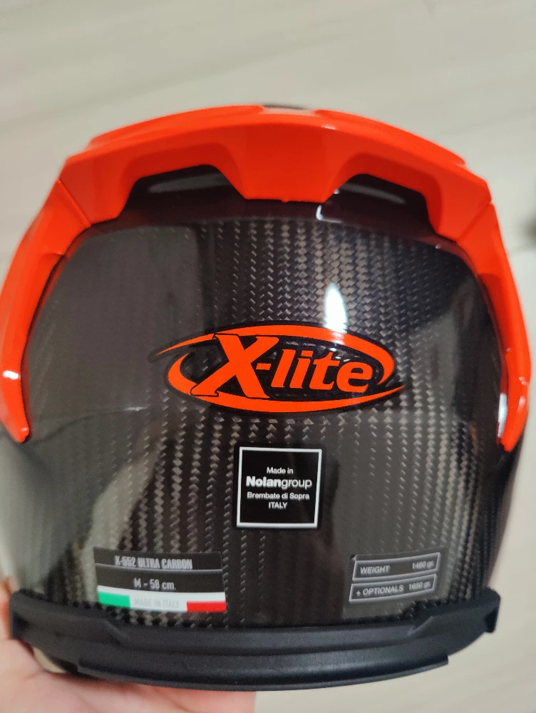 NOLAN X-552 ULTRA CARBON ヘルメット Mサイズの写真2枚目