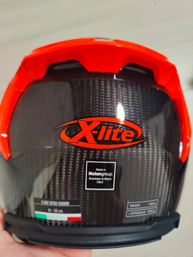 NOLAN X-552 ULTRA CARBON ヘルメット Mサイズの写真2枚目