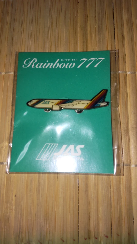 JAS レインボー777 ピンバッジ
