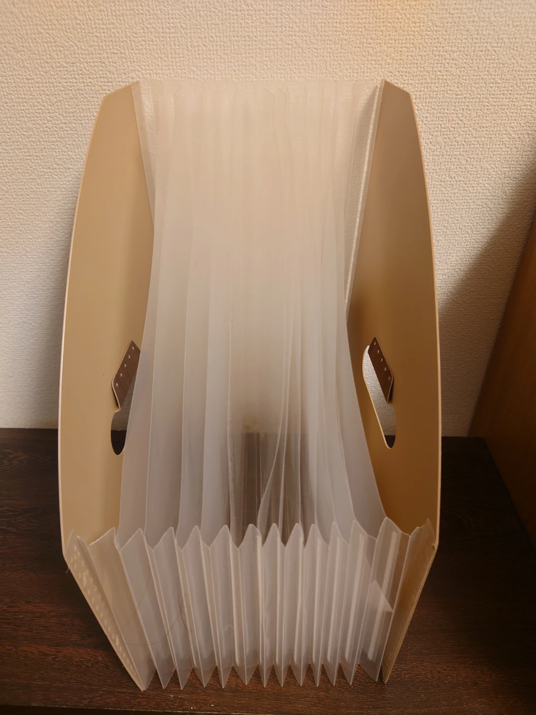 木目調 スタンドじゃばらファイルの写真2枚目