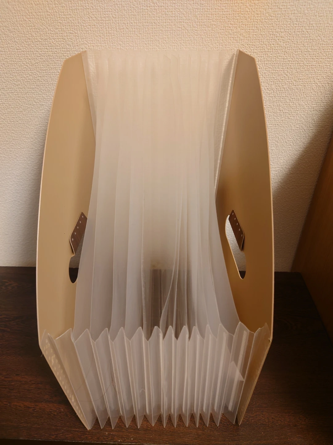 木目調 スタンドじゃばらファイルの写真2枚目
