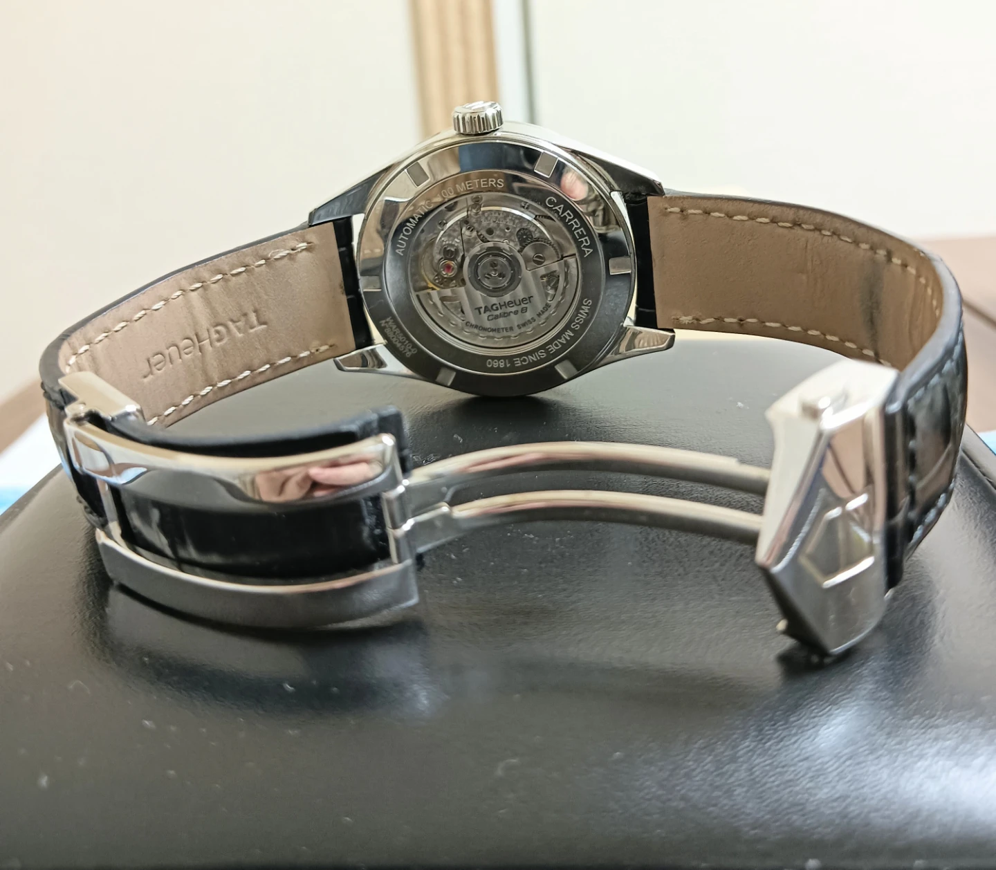 非常に美品。TAG HEUER カレラ グランドデイト GMTデュアルタイム 