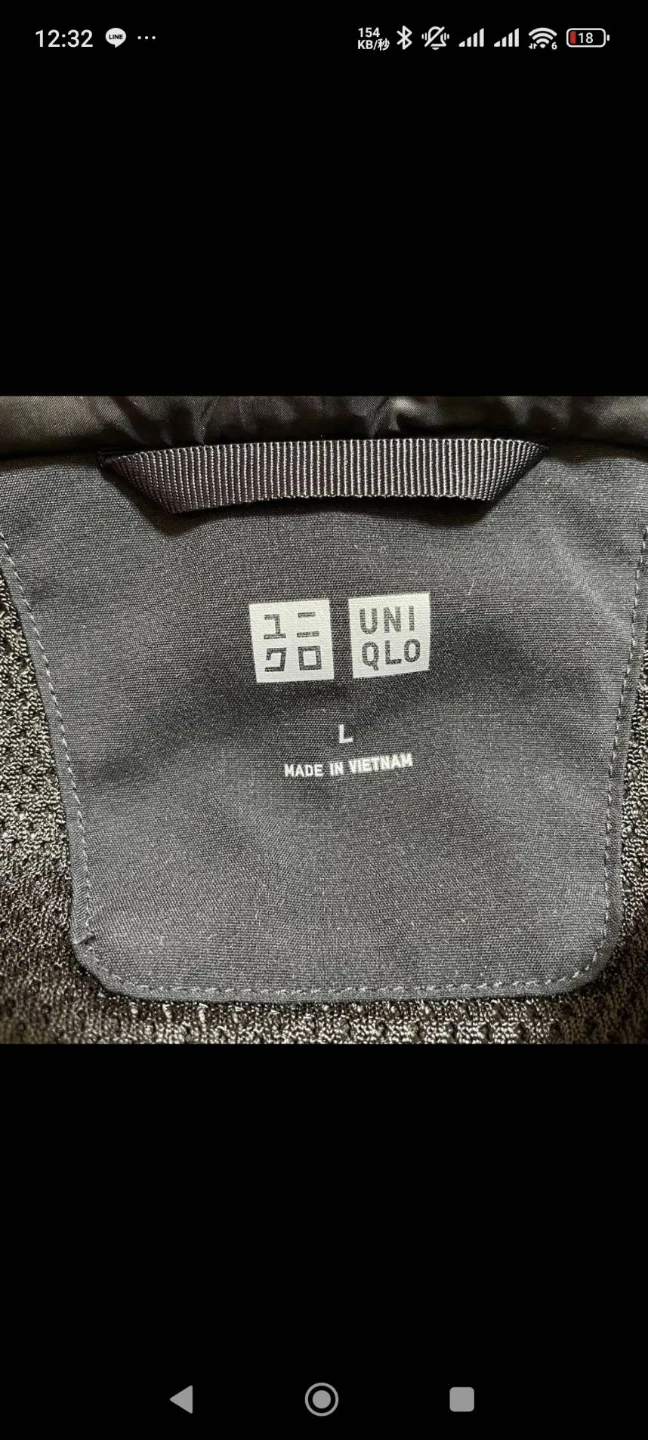 定価￥12,900 ユニクロ ハイブリッドダウンパーカ  Lサイズの写真6枚目