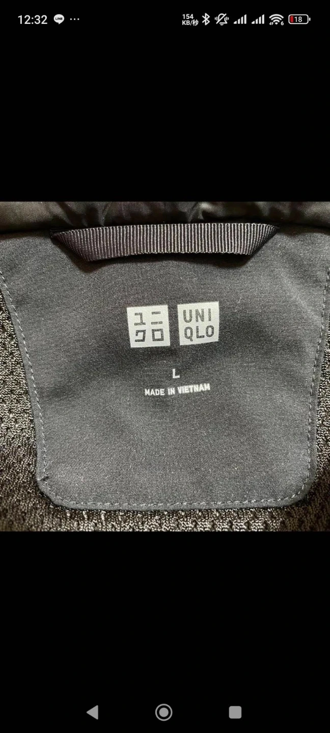 定価¥12,900 ユニクロ ハイブリッドダウンパーカ Lサイズの写真6枚目