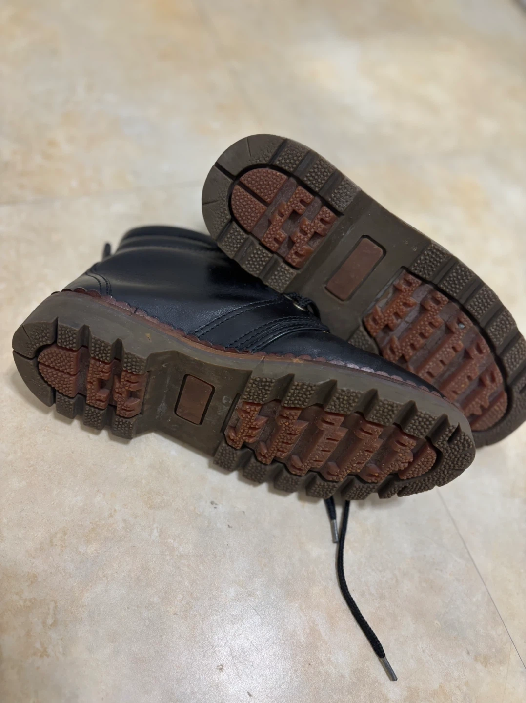 ビンテージレザーワークブーツ 中古良品の写真2枚目