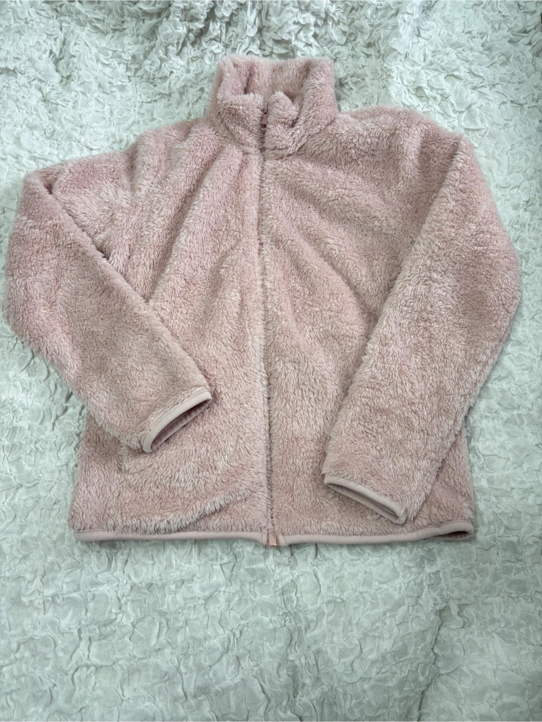 UNIQLO ボアフリースジャケット　レディースMサイズ中古美品