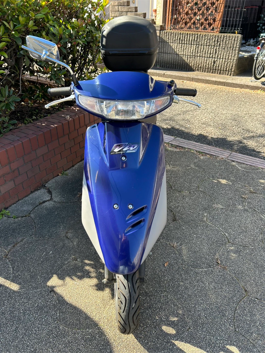 原付スクーター　HONDA superDIO リアボックス付きの写真2枚目