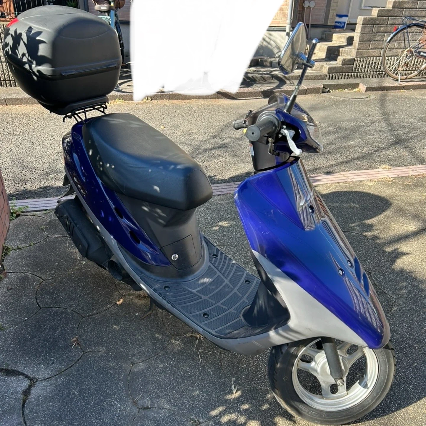 原付スクーター HONDA superDIO リアボックス付きの写真4枚目