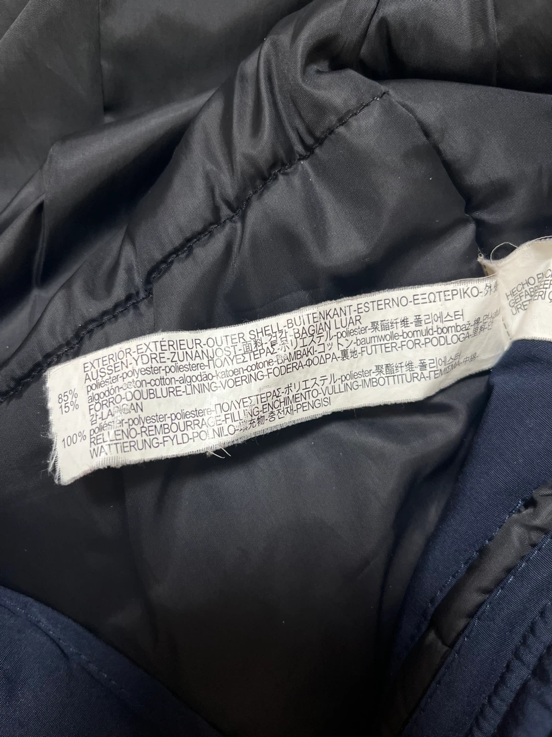 ZARA MAN フード付きモッズコートの写真6枚目