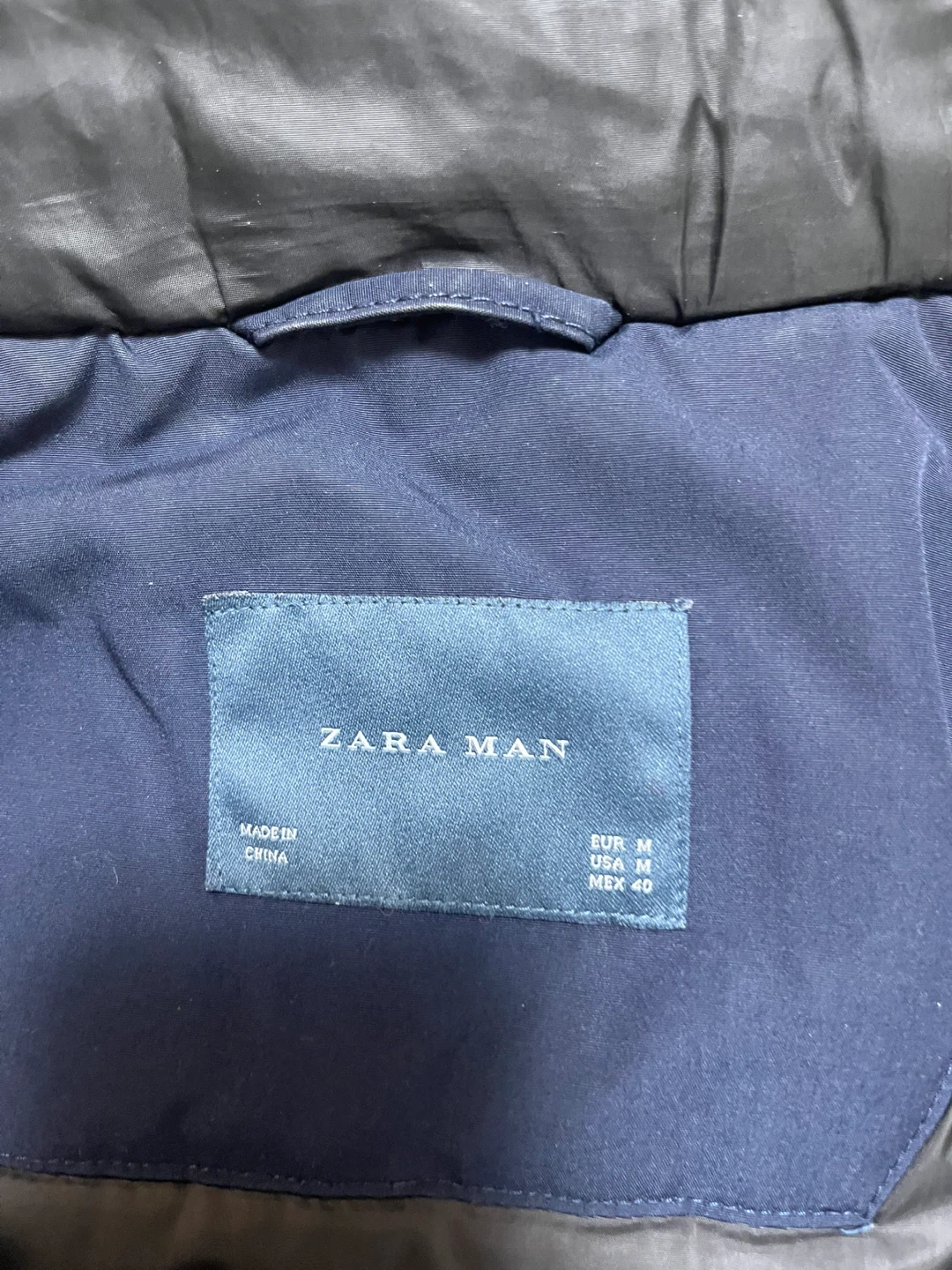 ZARA MAN フード付きモッズコートの写真7枚目
