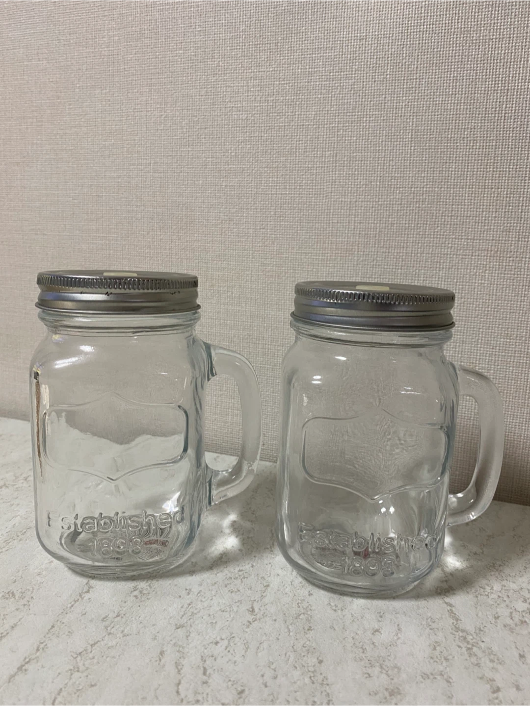 ガラス製 マグカップ 2個セット