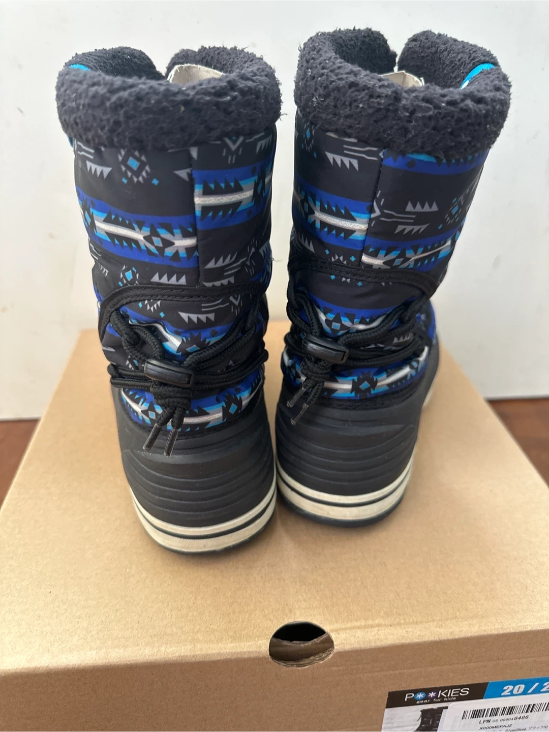 プーキーズ キッズ スノーブーツ 20/21cmの写真4枚目