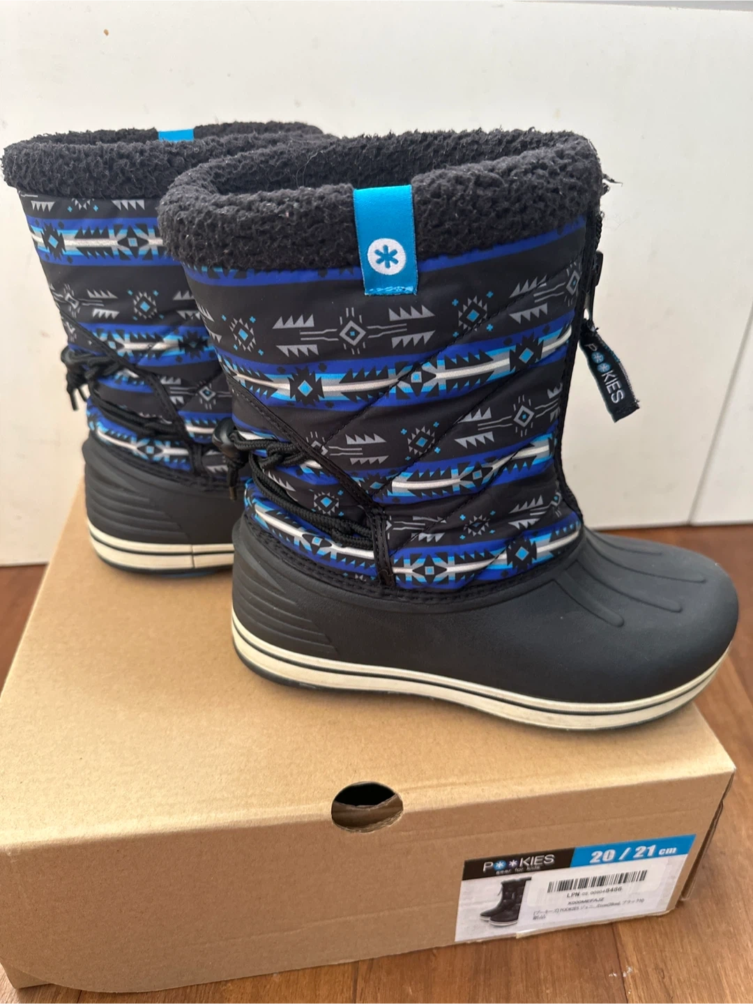 プーキーズ キッズ スノーブーツ 20/21cmの写真5枚目