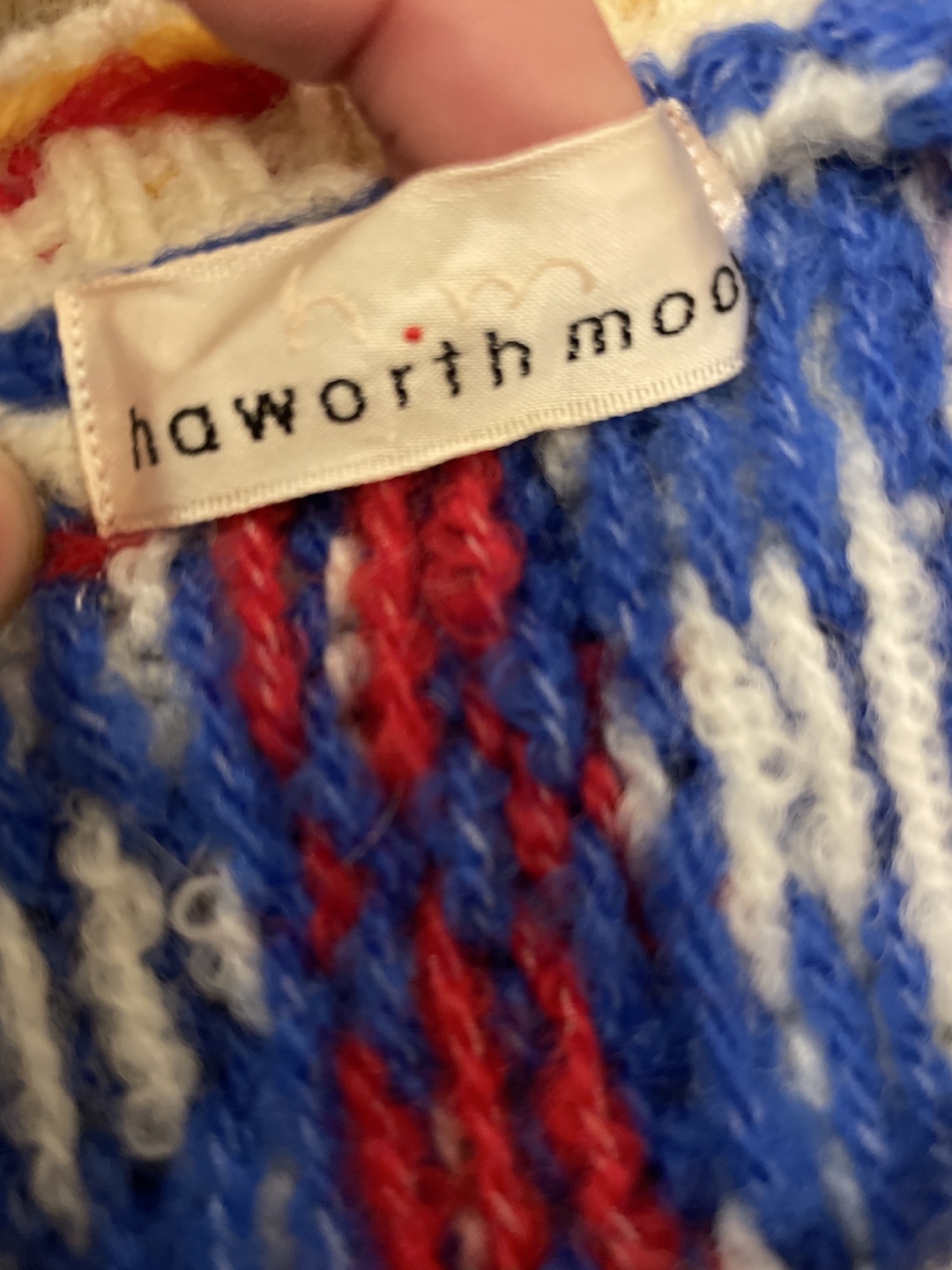 haworth moo ニット カラフルの写真2枚目