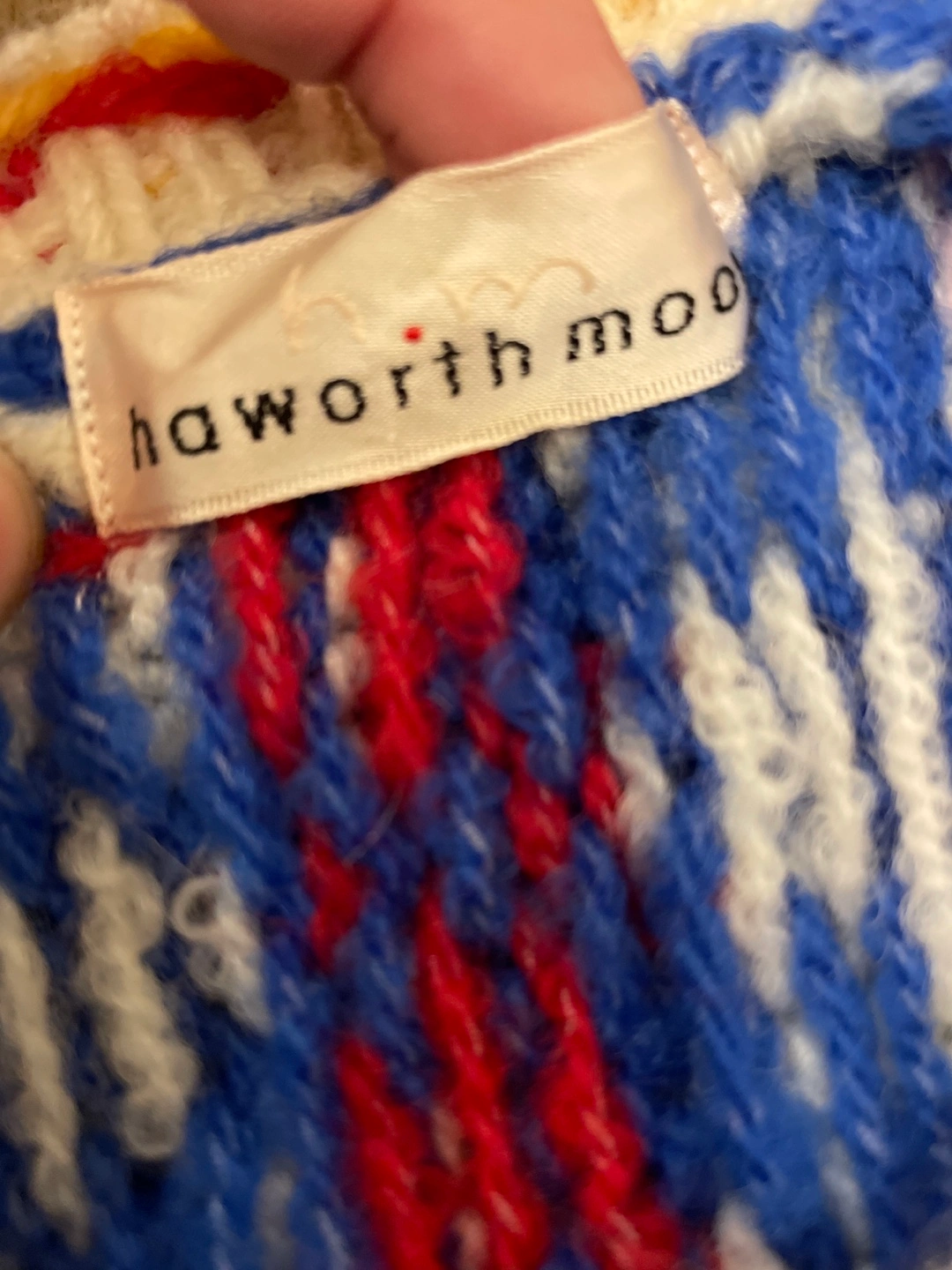 haworth moo ニット カラフルの写真2枚目