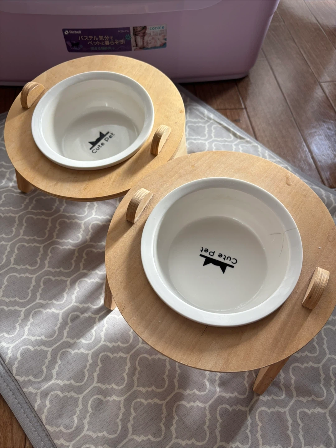 ペット用フードボウル 2個セットの写真2枚目