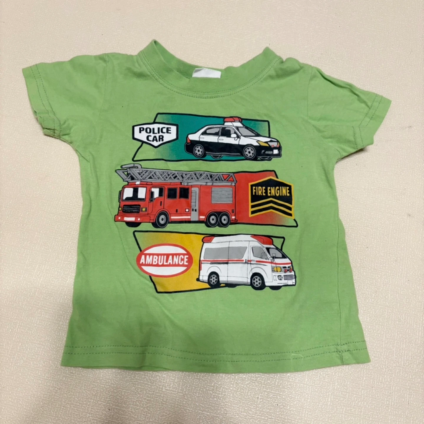 緊急車両Tシャツ ベビー・キッズ 90サイズ