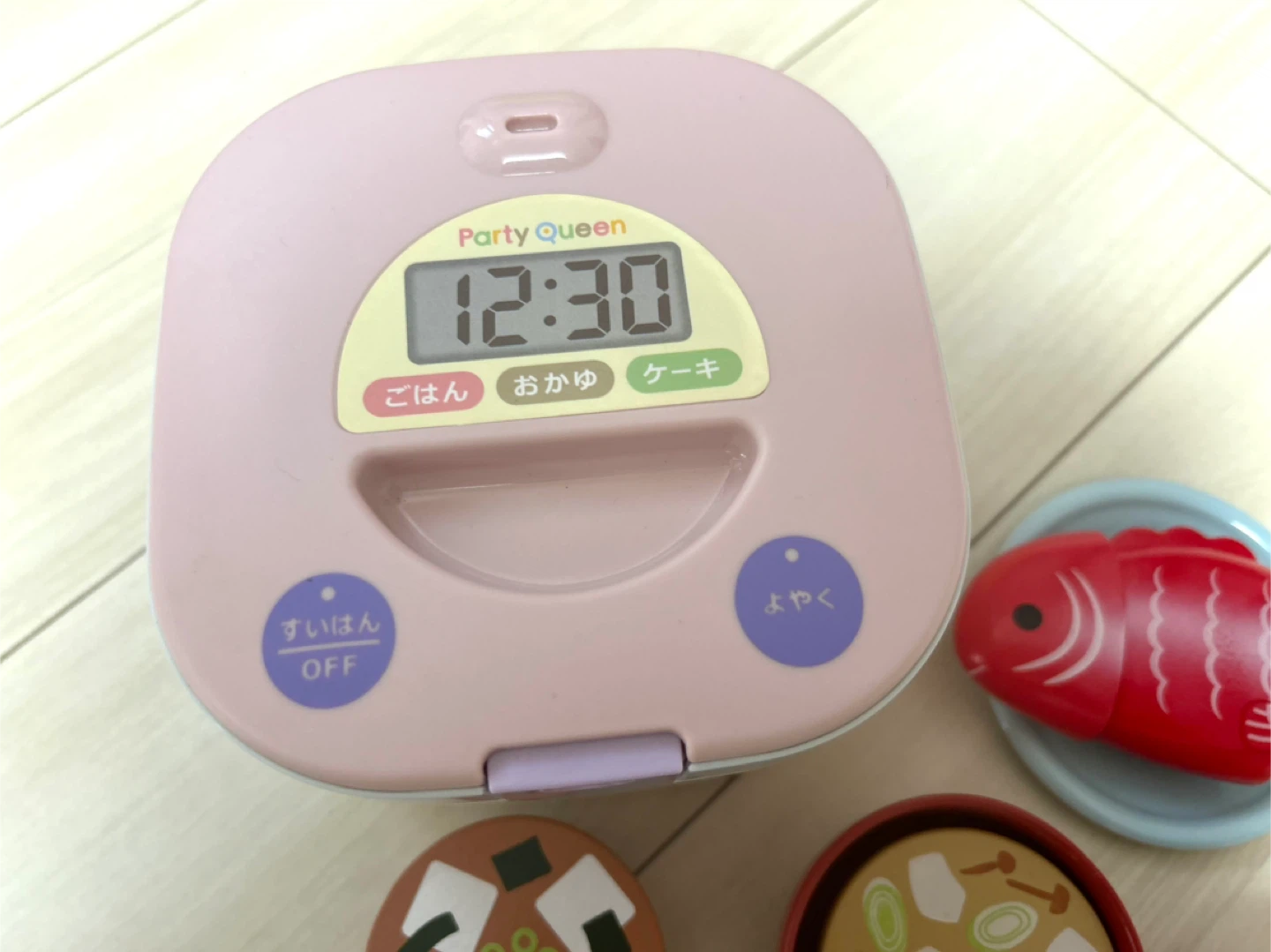おままごと 炊飯器、ご飯、お味噌汁の写真3枚目