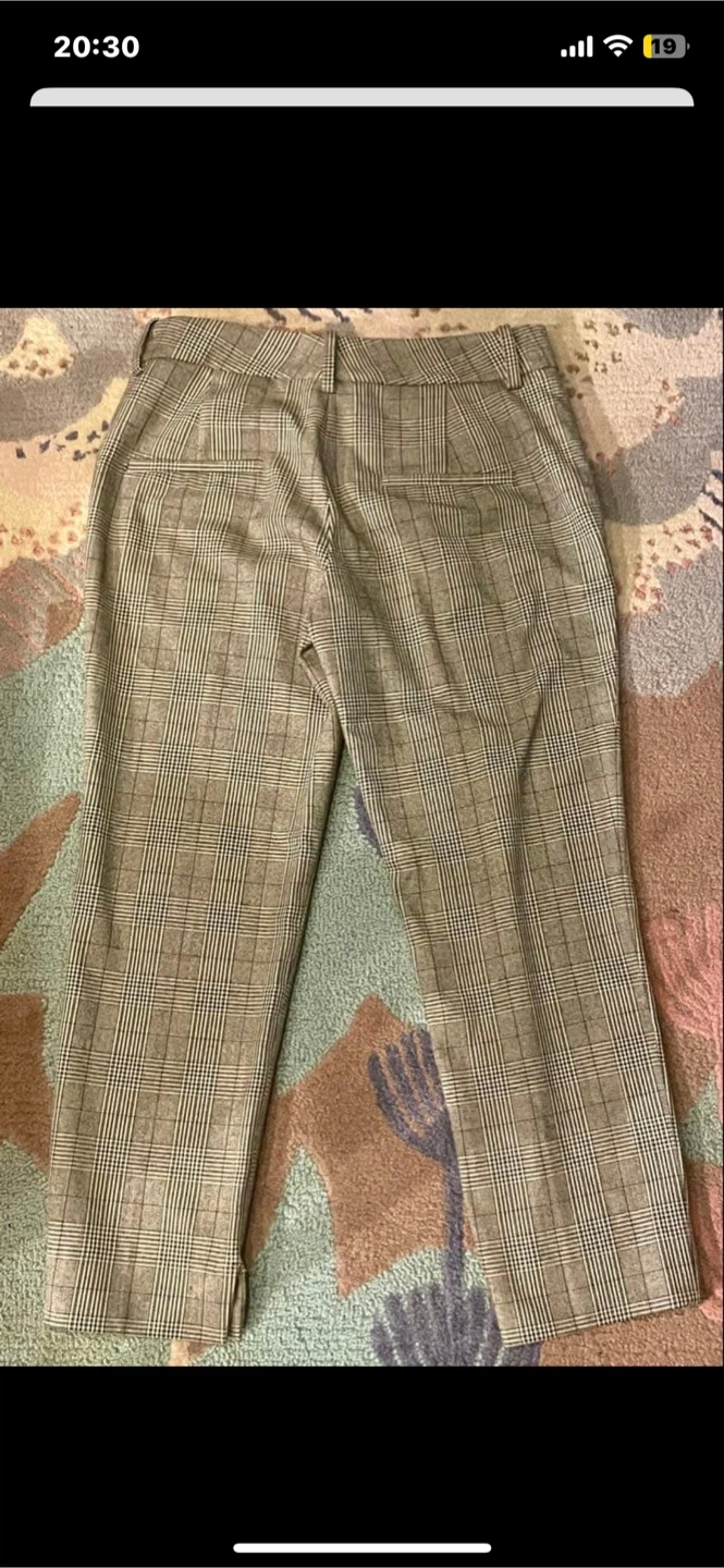 ザラウーマン グレンチェック柄パンツ M 未着用の写真3枚目